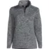 Women's Sweater Fleece Quarter Zip Pullover, Front