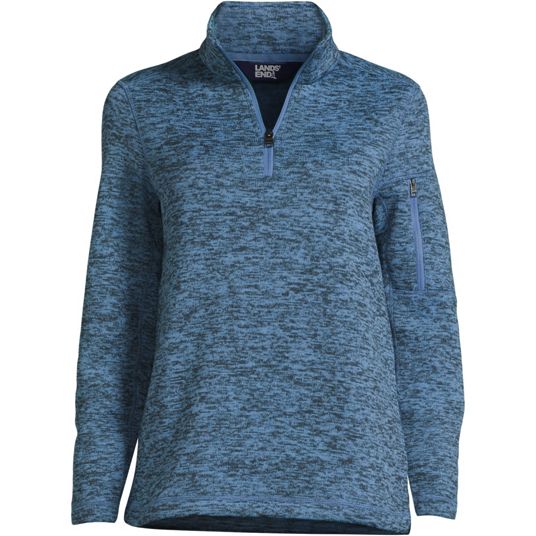 lands end long sleeve fleece quarter zip dress Lands' End | Dresses | New Long Sleeve Fleece Quarter Zip Dress