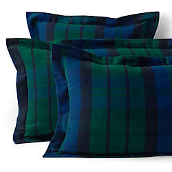 Luxe Supima Cotton Flannel Plaid Pillow Sham - 6 oz, Front