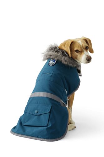 lands end dog puffer vest