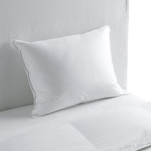 Supreme 350 Thread Count Damask Stripe White Down Pillow-Soft