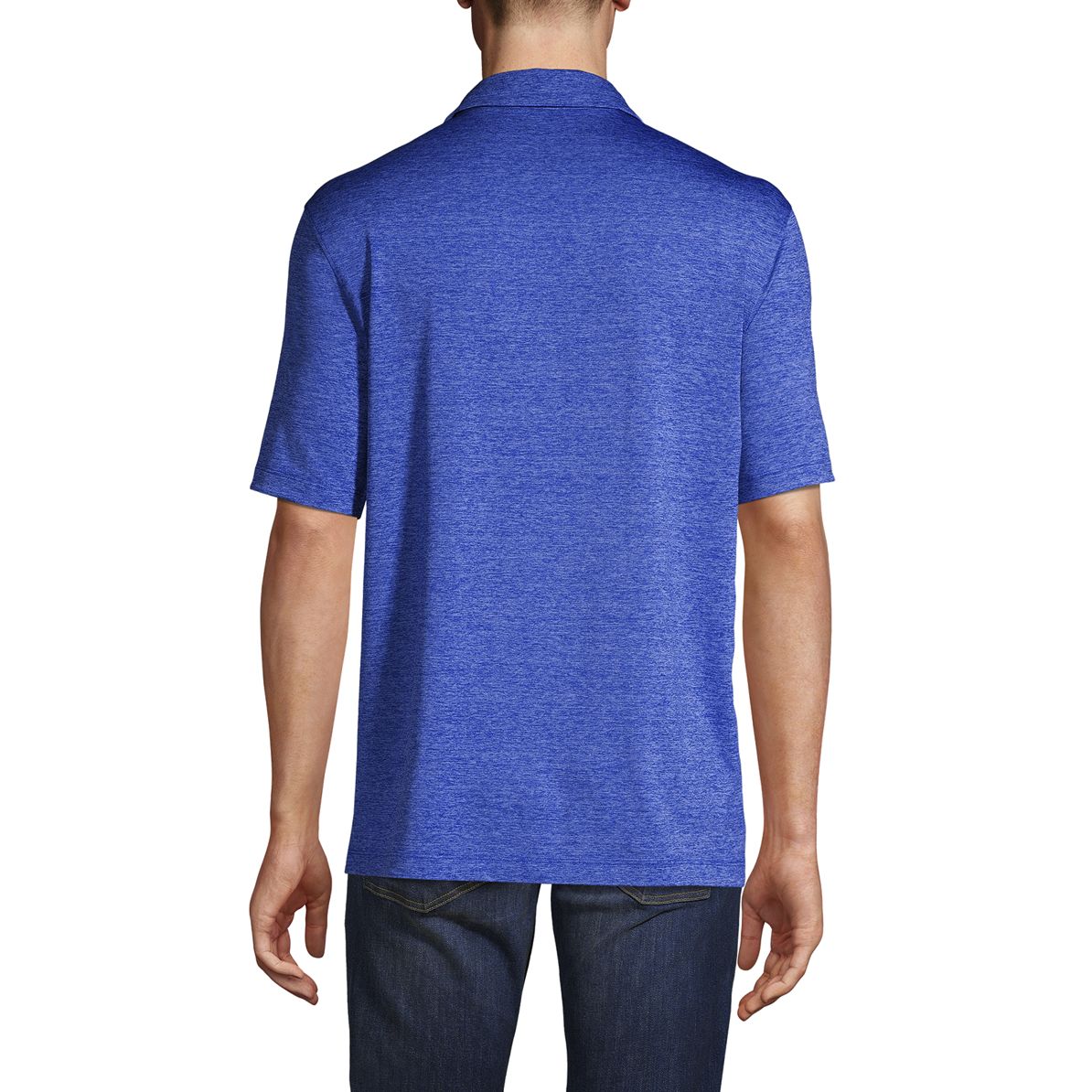 School Uniform Men's Rapid Dry Space Dye Polo Shirt