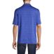 School Uniform Men's Rapid Dry Space Dye Polo Shirt, Back