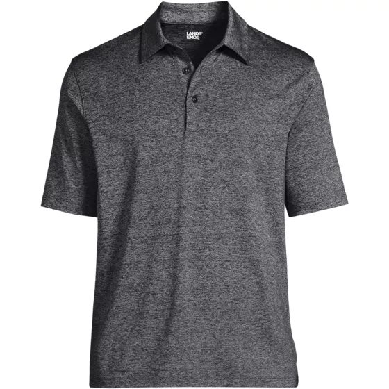 Men's Rapid Dry Performance Space Dye Short Sleeve Classic Fit Polo Shirt - primary