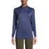 School Uniform Unisex Rapid Dry Space Dye Quarter Zip Pullover Shirt, Front