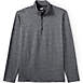 School Uniform Unisex Rapid Dry Space Dye Quarter Zip Pullover Shirt, Front