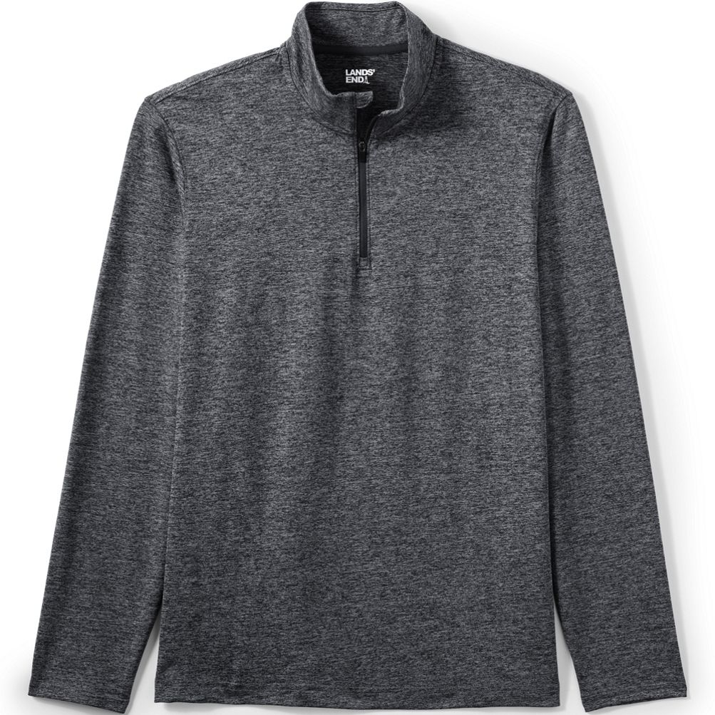 Lands end half zip fleece hot sale