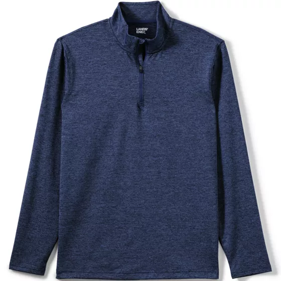 Unisex Rapid Dry Space Dye Quarter Zip Pullover Shirt - primary