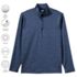 Unisex Rapid Dry Space Dye Quarter Zip Pullover Shirt, alternative image