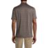 Men's Rapid Dry Tonal Stripe Polo Shirt, Back