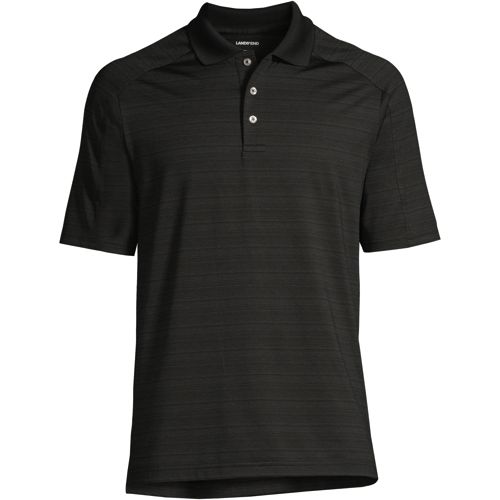 Men's Rapid Dry Tonal Stripe Polo Shirt, Front