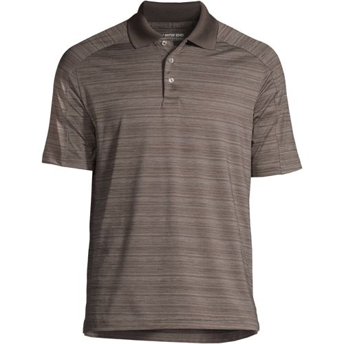 Men's Rapid Dry Tonal Stripe Polo Shirt