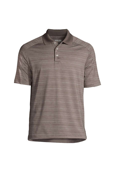 Men's Rapid Dry Tonal Stripe Polo Shirt