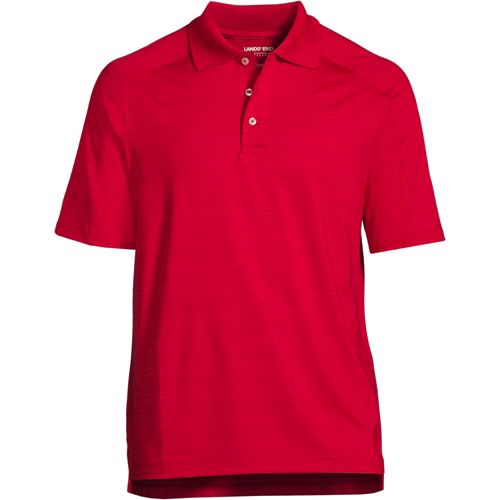 Men's Rapid Dry Tonal Stripe Polo Shirt