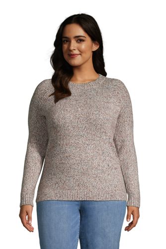 women's gray crew neck sweater