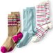 Women's 3-Pack Patterned Crew Socks, Front