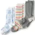 Women's 3-Pack Patterned Crew Socks, Front