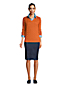 Zopfmuster-Pullover DRIFTER mit V-Ausschnitt für Damen in Petite-Größe