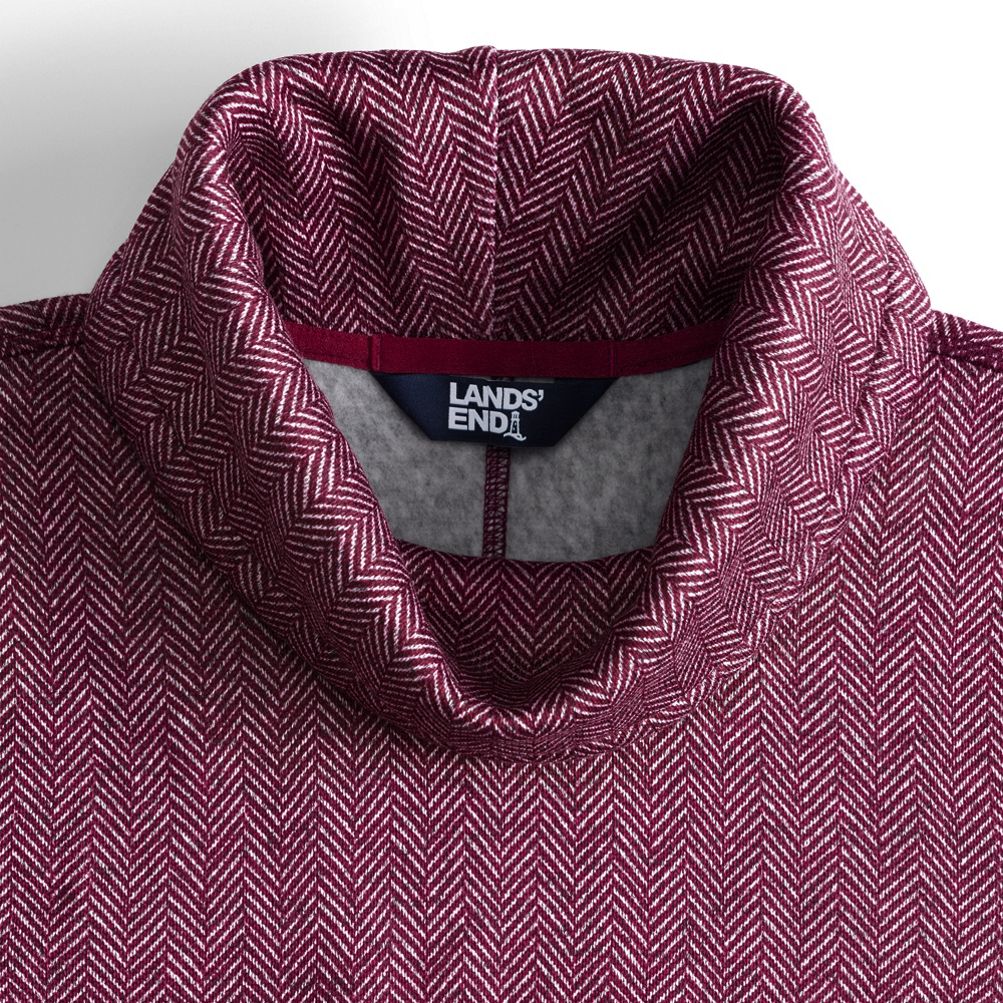 LANDS' END EMBROIDERY SHIRT / PINK