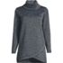 Women's Sweater Fleece Tunic Cowl Neck Pullover, Front