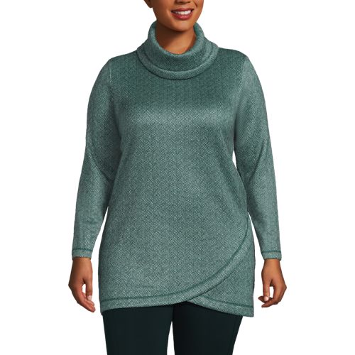 Womens Cowl Neck Tunics