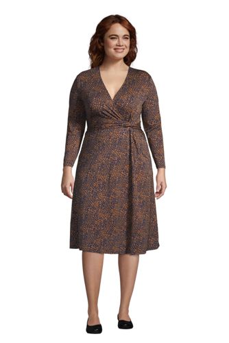 fit and flare dress with sleeves plus size