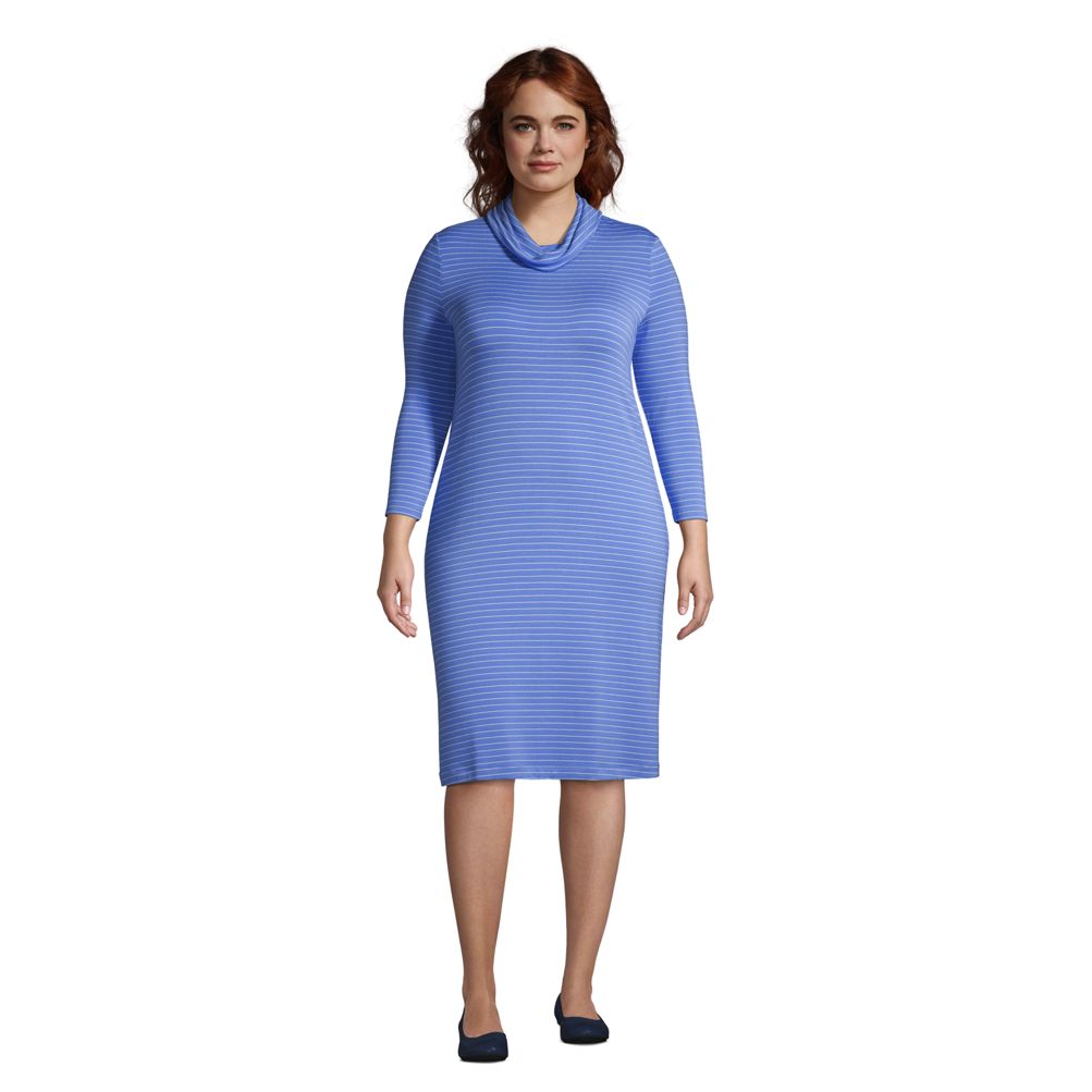 Cowl neck sweater dress hotsell plus size