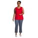 Women's Plus Size Supima Cotton Tunic Tank Top, alternative image