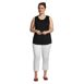 Women's Plus Size Supima Cotton Scoop Neck Tunic Tank Top, alternative image