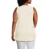 Women's Plus Size Supima Cotton Tunic Tank Top, Back