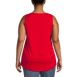 Women's Plus Size Supima Cotton Tunic Tank Top, Back