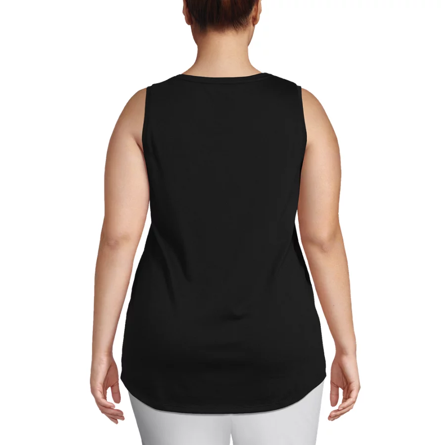 Women's Supima Cotton Tunic Tank Top view 5