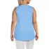 Women's Plus Size Supima Cotton Tunic Tank Top, Back