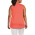 Women's Plus Size Supima Cotton Tunic Tank Top, Back
