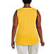 Women's Plus Size Supima Cotton Scoop Neck Tunic Tank Top, Back