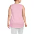 Women's Plus Size Supima Cotton Tunic Tank Top, Back