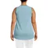 Women's Plus Size Supima Cotton Tunic Tank Top, Back