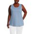 Women's Plus Size Supima Cotton Tunic Tank Top, Front