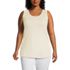 Women's Plus Size Supima Cotton Tunic Tank Top, Front
