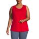 Women's Plus Size Supima Cotton Tunic Tank Top, Front