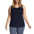 Women's Plus Size Supima Cotton Tunic Tank Top, Front