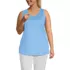 Women's Plus Size Supima Cotton Tunic Tank Top, Front