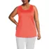 Women's Plus Size Supima Cotton Tunic Tank Top, Front