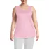 Women's Plus Size Supima Cotton Tunic Tank Top, Front