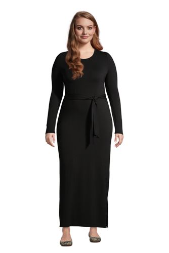 cotton plus size maxi dress