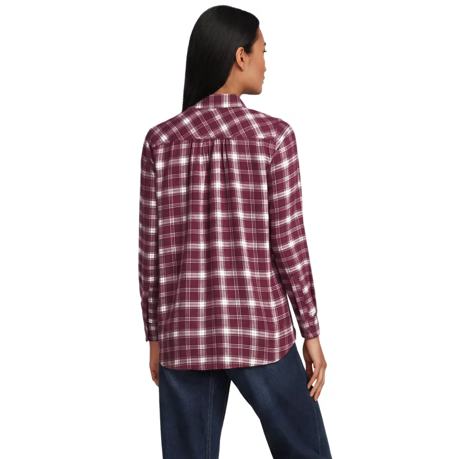 Flannel Boyfriend Long Sleeve Shirt