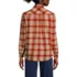 Flannel Boyfriend Long Sleeve Shirt, Back