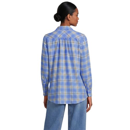 Blue/Ivory Plaid