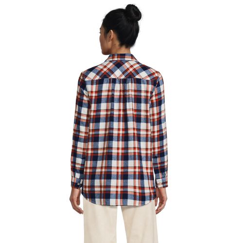 Navy/Bourbon Plaid