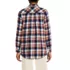 Flannel Boyfriend Long Sleeve Shirt, Back